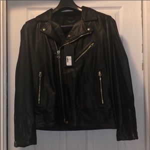 Brand New Rag & Bone Leather Jacket w/ Tags Large